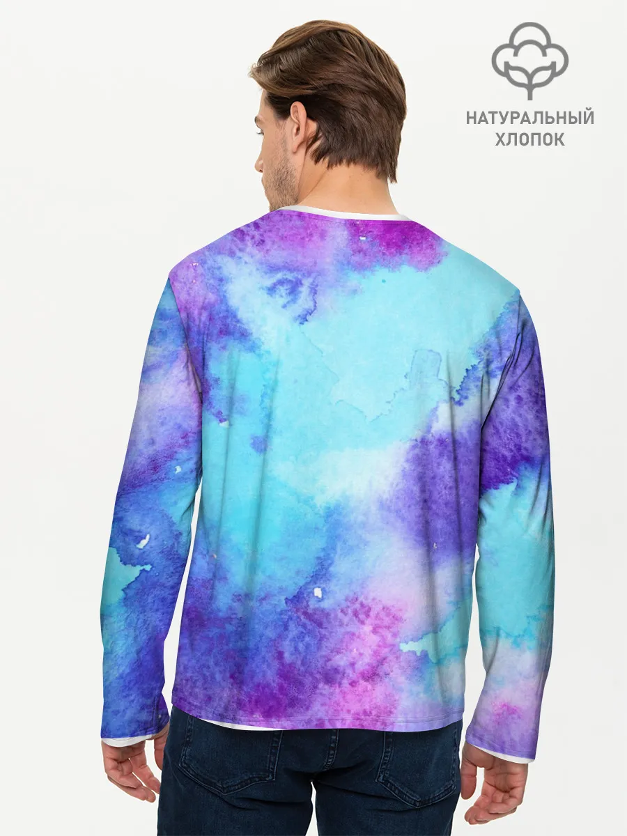 Мужской лонгслив базовый / Краски