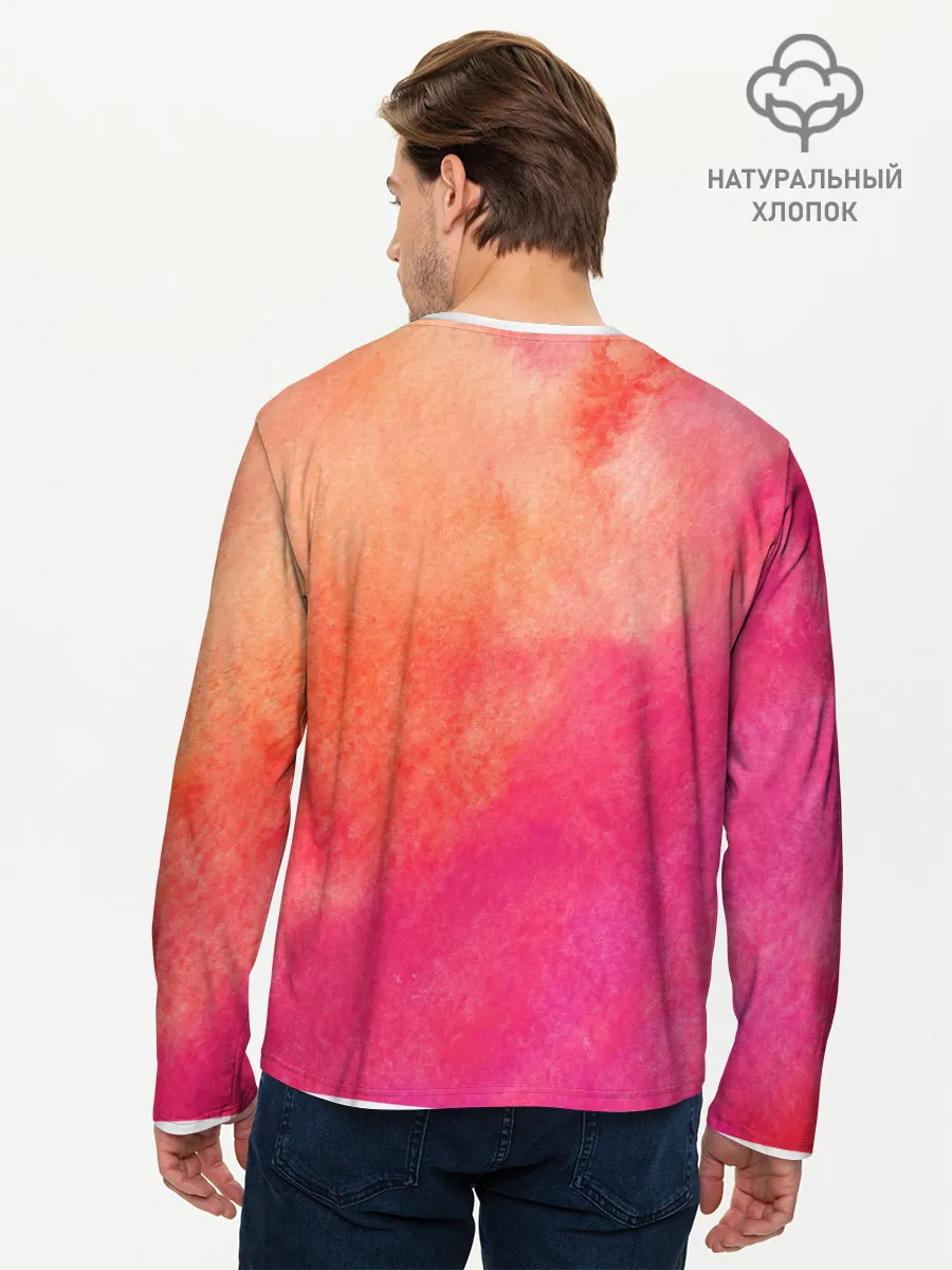 Мужской лонгслив базовый / Краски
