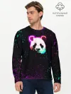 Мужской лонгслив базовый / Панда