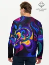 Мужской лонгслив базовый / ABSTRACT COLOR