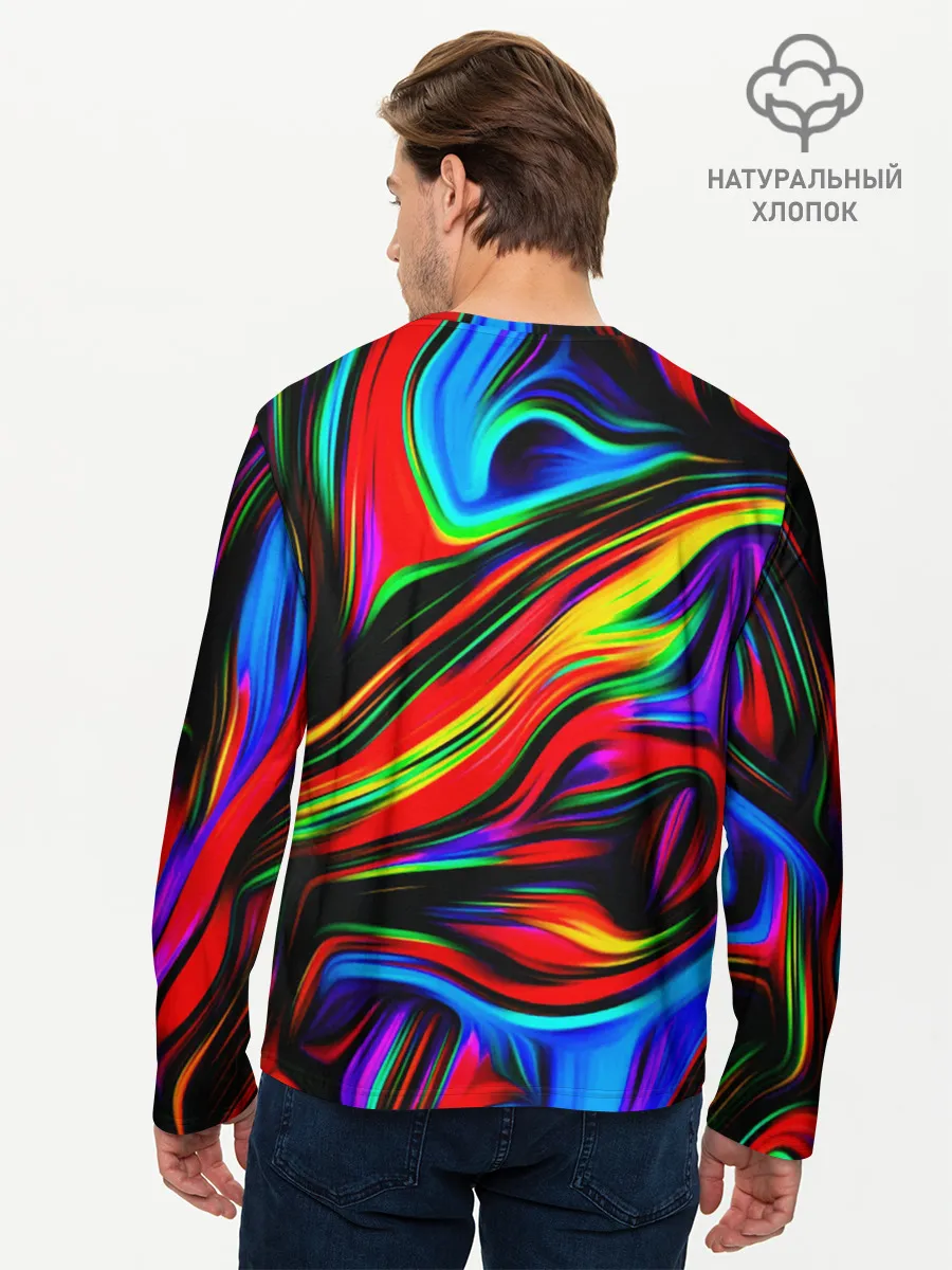 Мужской лонгслив базовый / ABSTRACT