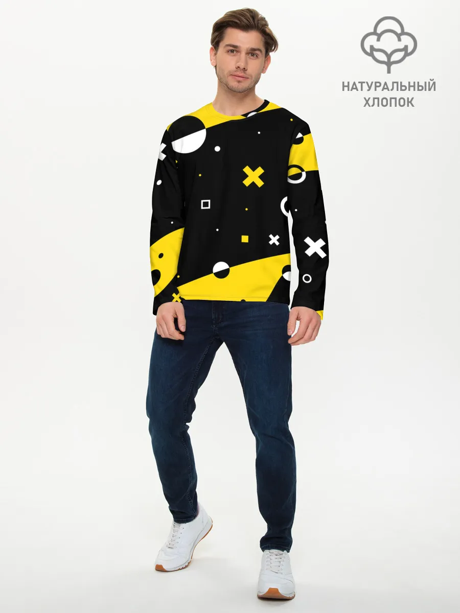 Мужской лонгслив базовый / ФИГУРКИ