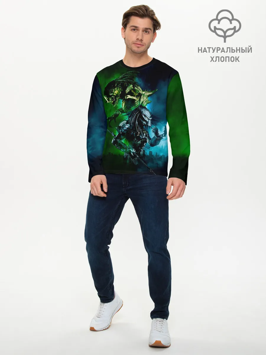 Мужской лонгслив базовый / PREDATOR