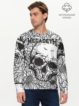 Мужской лонгслив базовый / Megadeth