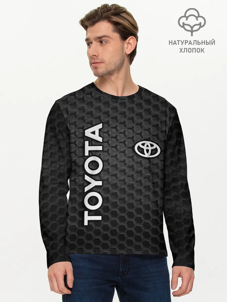 Мужской лонгслив базовый / TOYOTA