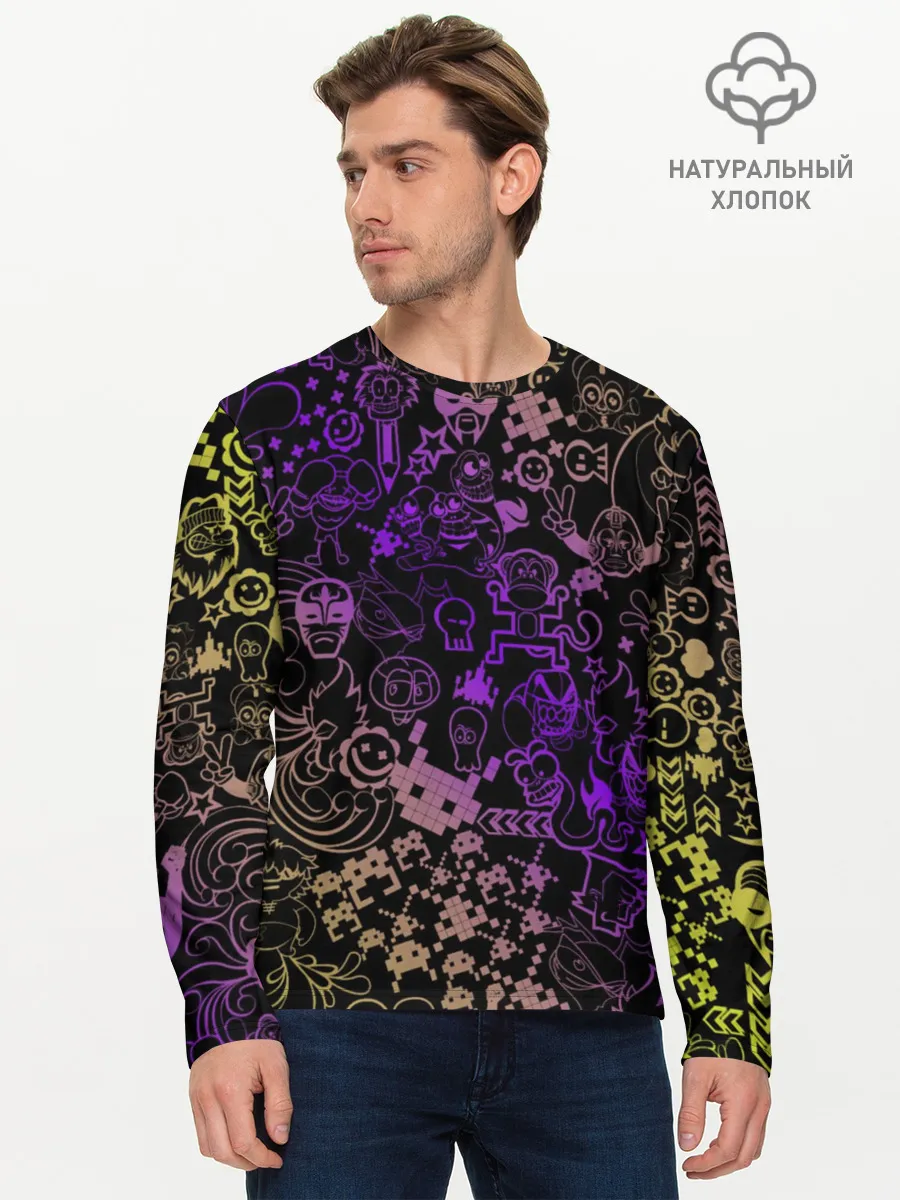 Мужской лонгслив базовый / Игры