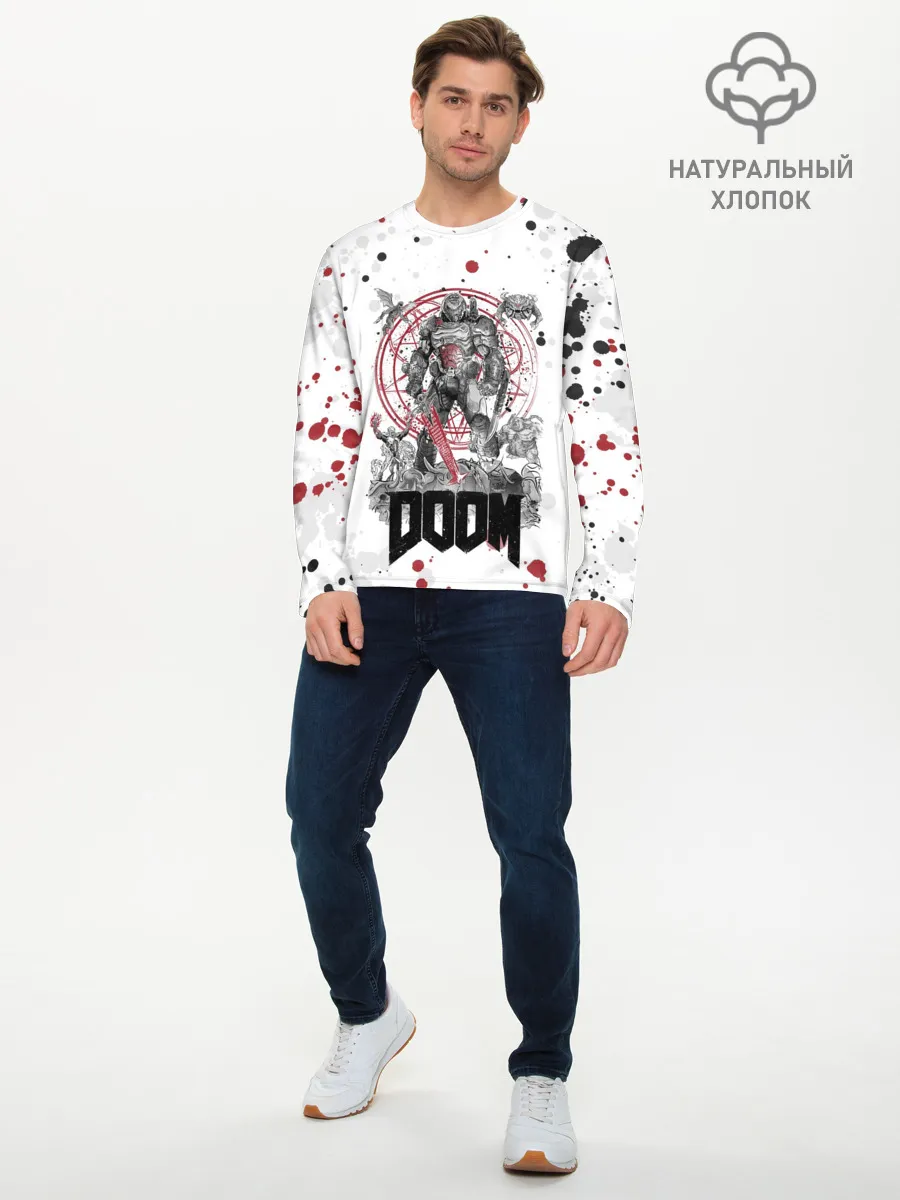 Мужской лонгслив базовый / Doom