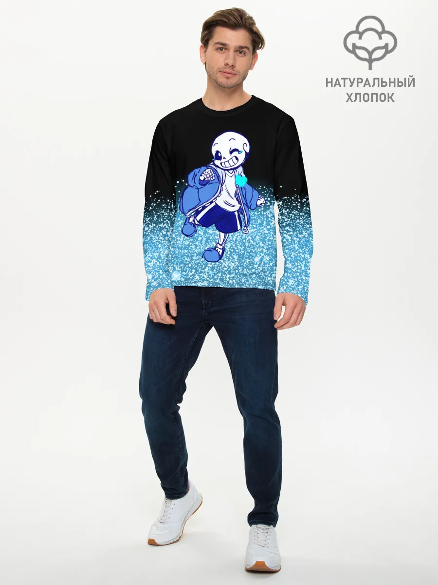 Мужской лонгслив базовый / Undertale