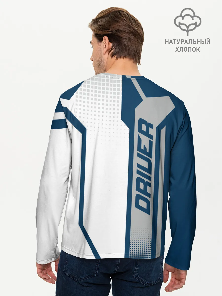 Мужской лонгслив базовый / Hyundai Driver team