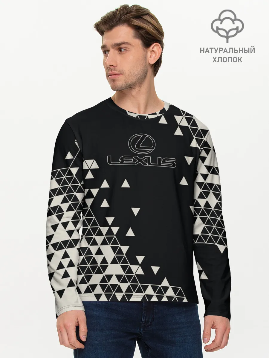 Мужской лонгслив базовый / LEXUS