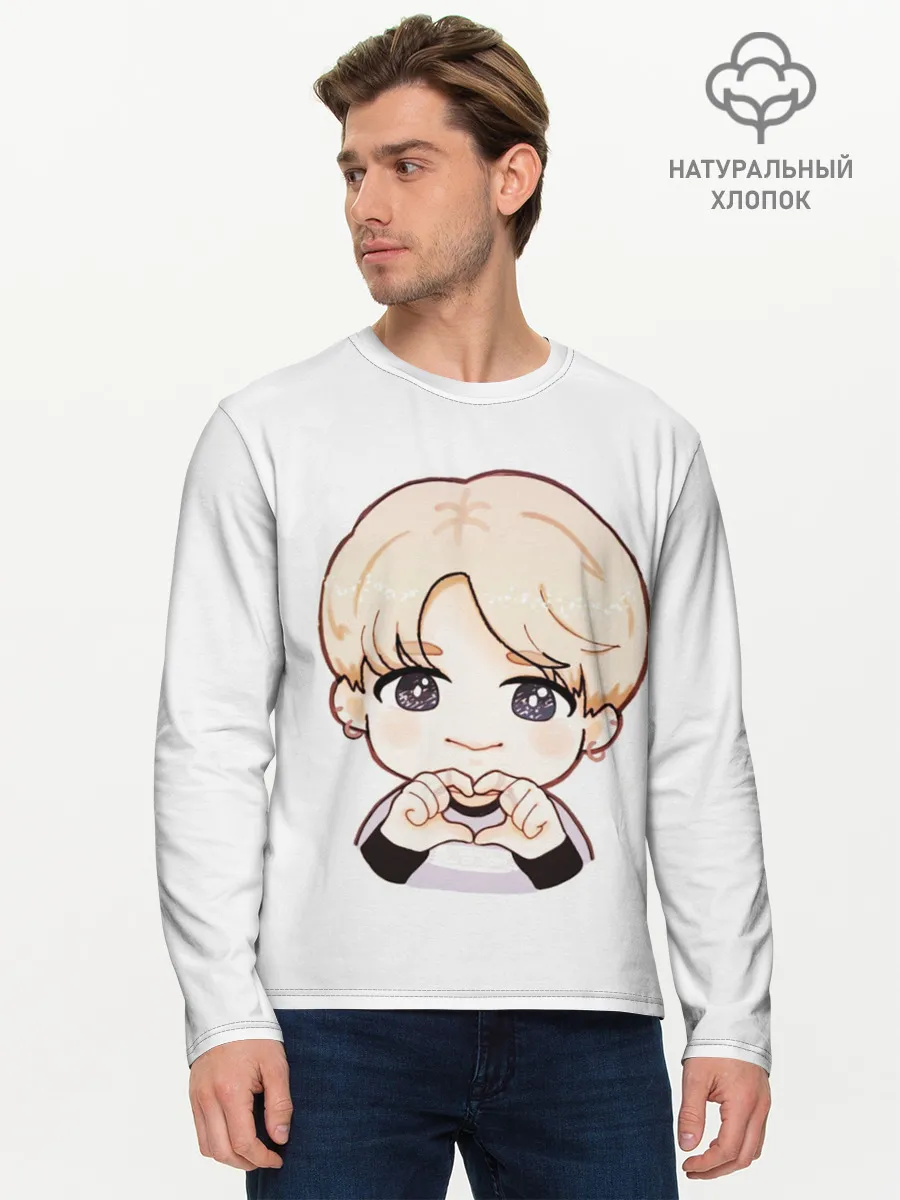 Мужской лонгслив базовый / BTS