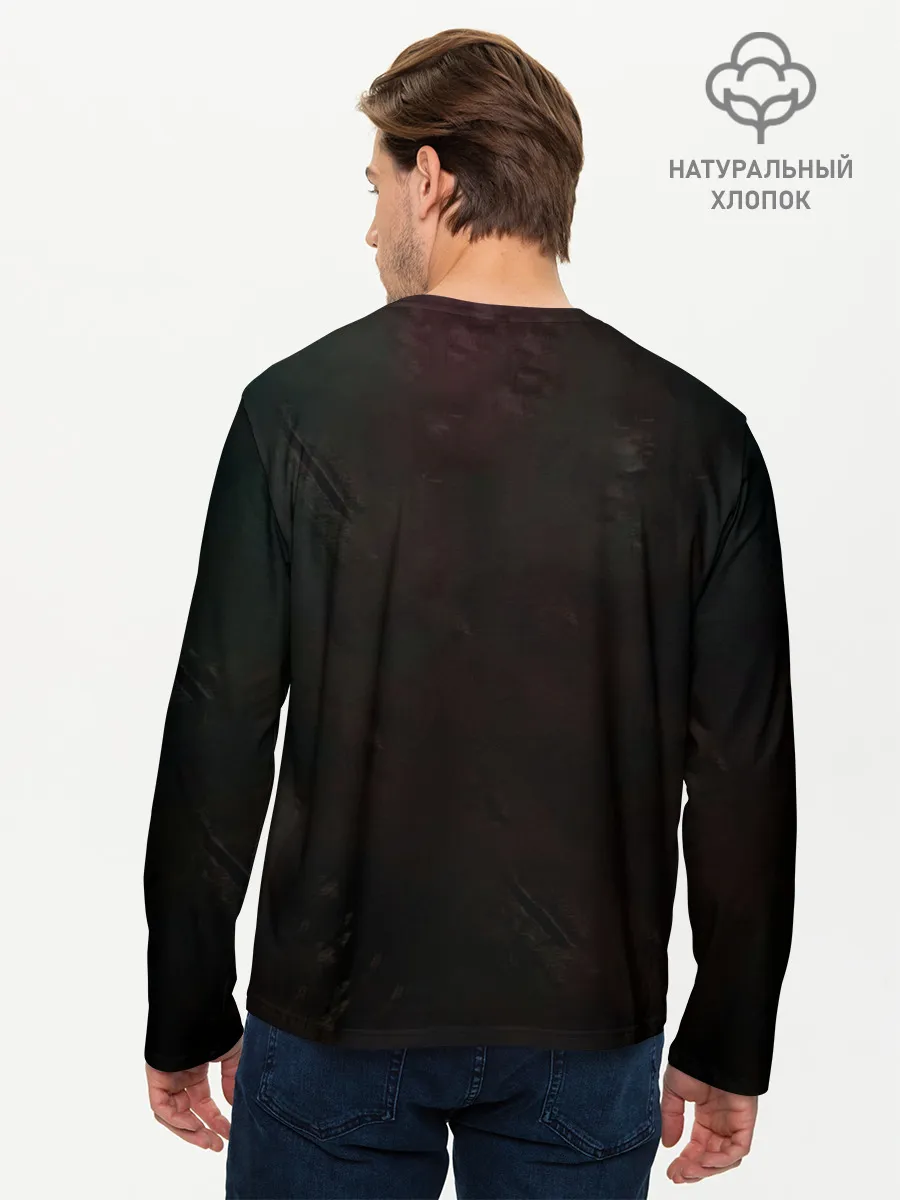 Мужской лонгслив базовый / ЧЕРЕП