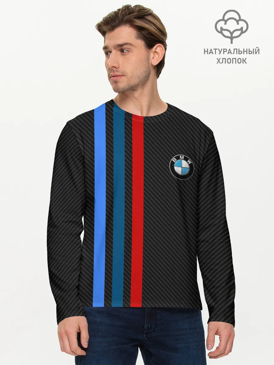 Мужской лонгслив базовый / BMW CARBON