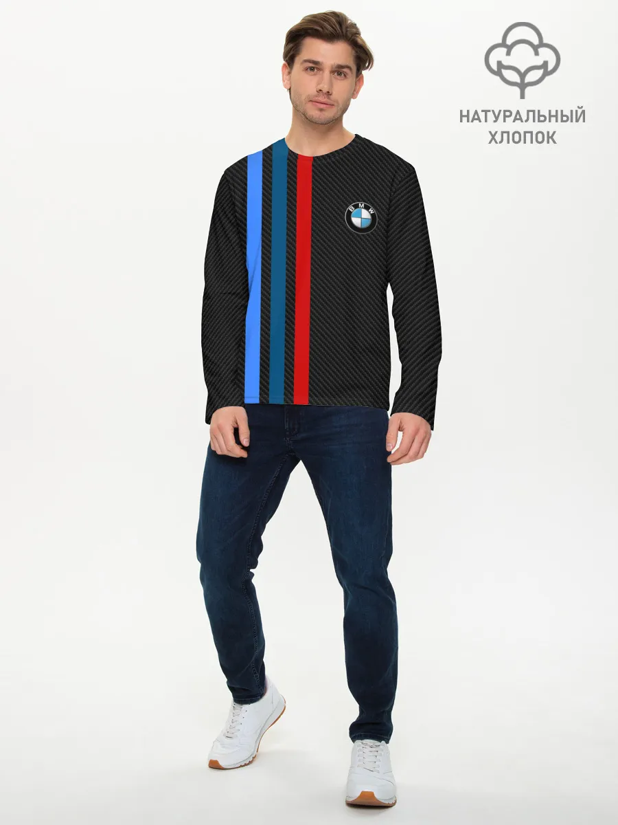 Мужской лонгслив базовый / BMW CARBON