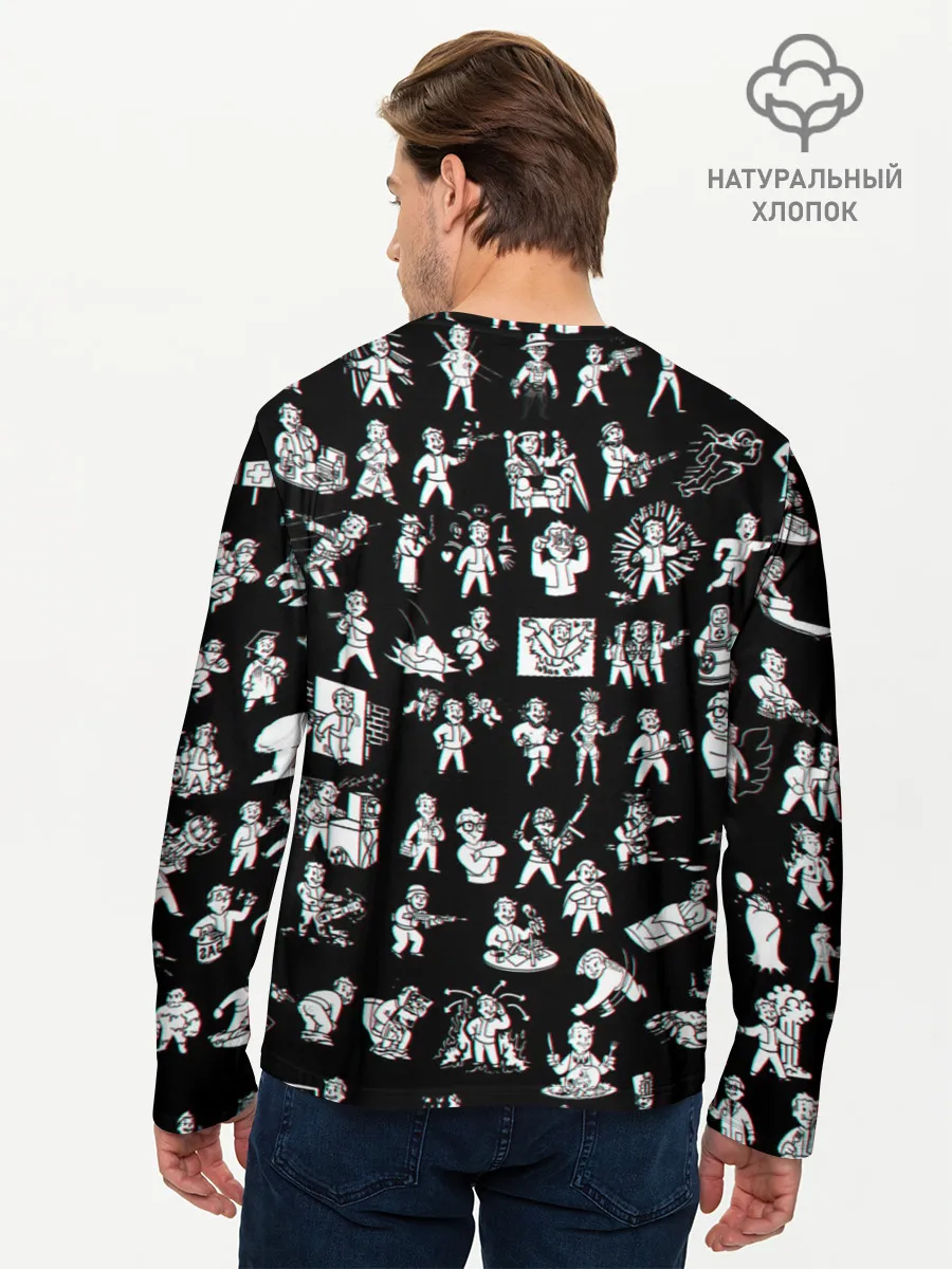 Мужской лонгслив базовый / Vault Boy