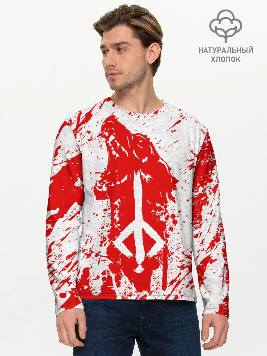 Мужской лонгслив базовый / BLOODBORNE