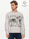 Мужской лонгслив базовый / BTS