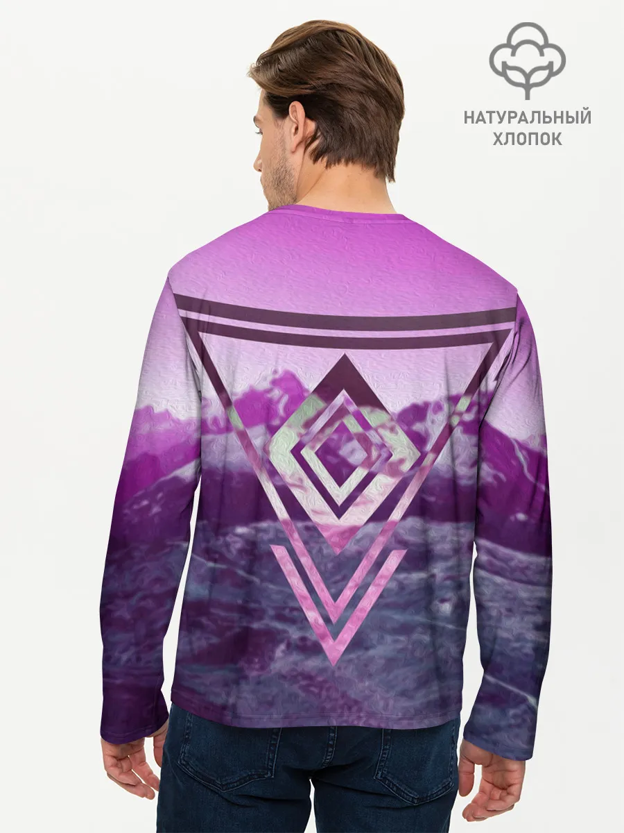 Мужской лонгслив базовый / ИЗУМРУД