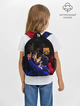 Рюкзак детский / ЛИОНЕЛЬ МЕССИ / ОГОНЬ / FIRE