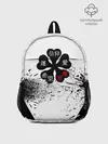 Рюкзак детский / Чёрный клевер с иероглифами