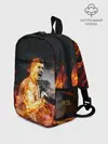 Рюкзак детский / РОБЕРТ ЛЕВАНДОВСКИ / ОГОНЬ