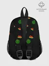 Рюкзак детский / Арбуз на черном фоне