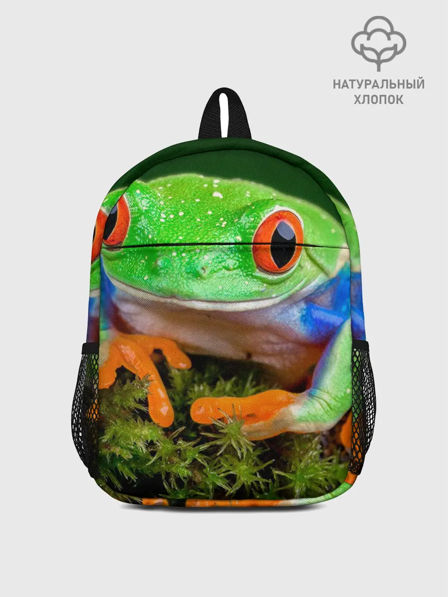 Рюкзак детский / Тропическая лягушка
