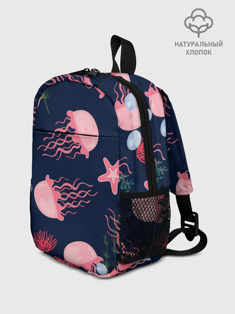 Рюкзак детский / розовые медузы