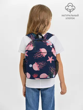 Рюкзак детский / розовые медузы