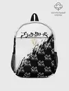 Рюкзак детский / Чёрный клевер черно-белый разрыв