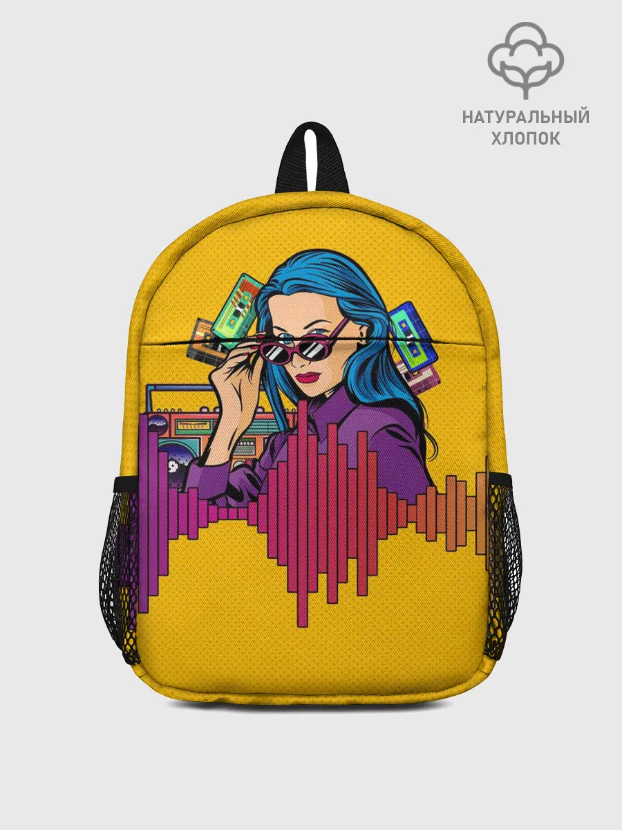 Рюкзак детский / Ретро. Девушка 90-х Арт.