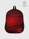 Рюкзак детский / 3D red Абстрактные линии