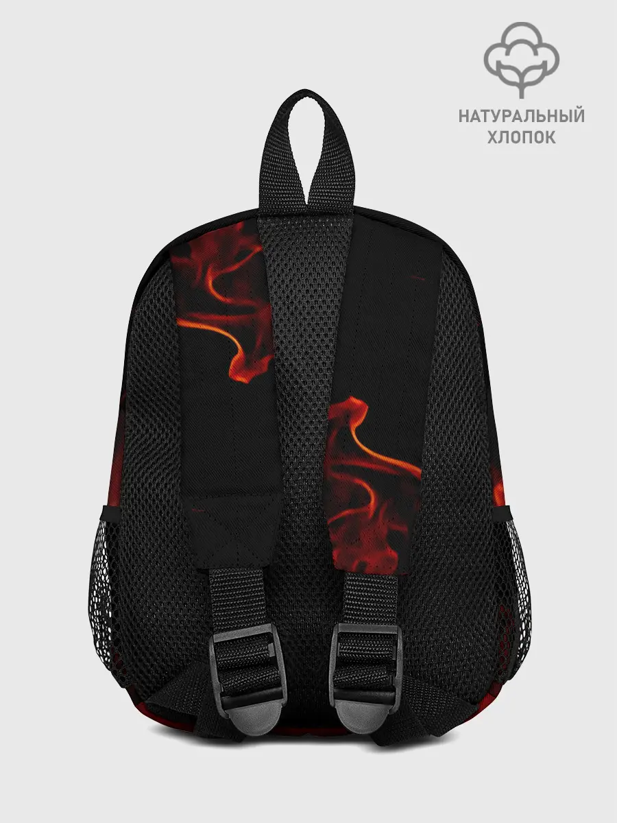 Рюкзак детский / Аста в огне Чёрный клевер