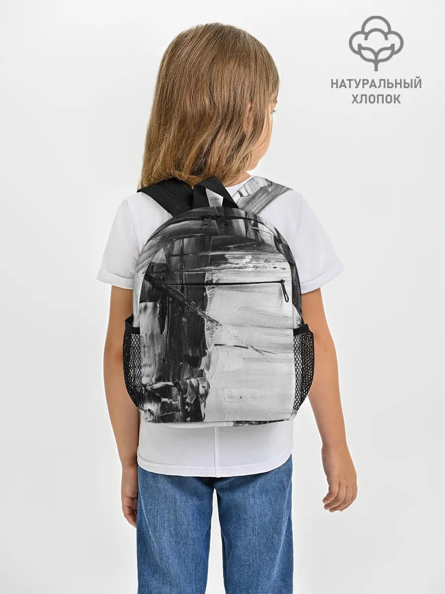 Рюкзак детский / Черно-Белый Арт