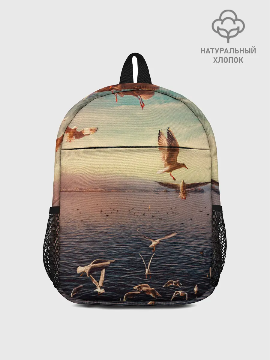 Рюкзак детский / Чайки на воде