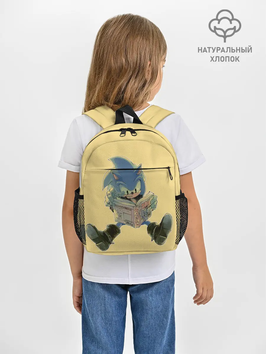 Рюкзак детский / Соник с книжкой