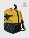 Рюкзак детский / Чёрный клевер Аста желтый
