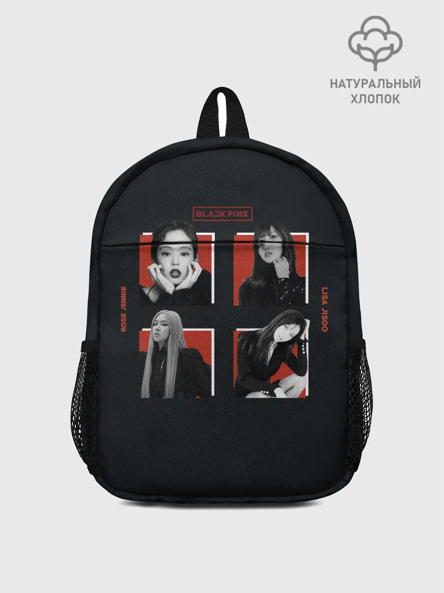 Рюкзак детский / BLACKPINK | Red and black