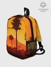 Рюкзак детский / Лето, Пальмы, вечер