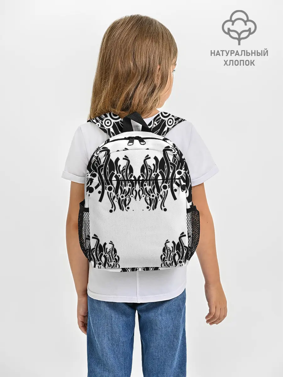 Рюкзак детский / абстракция, круги, линии,