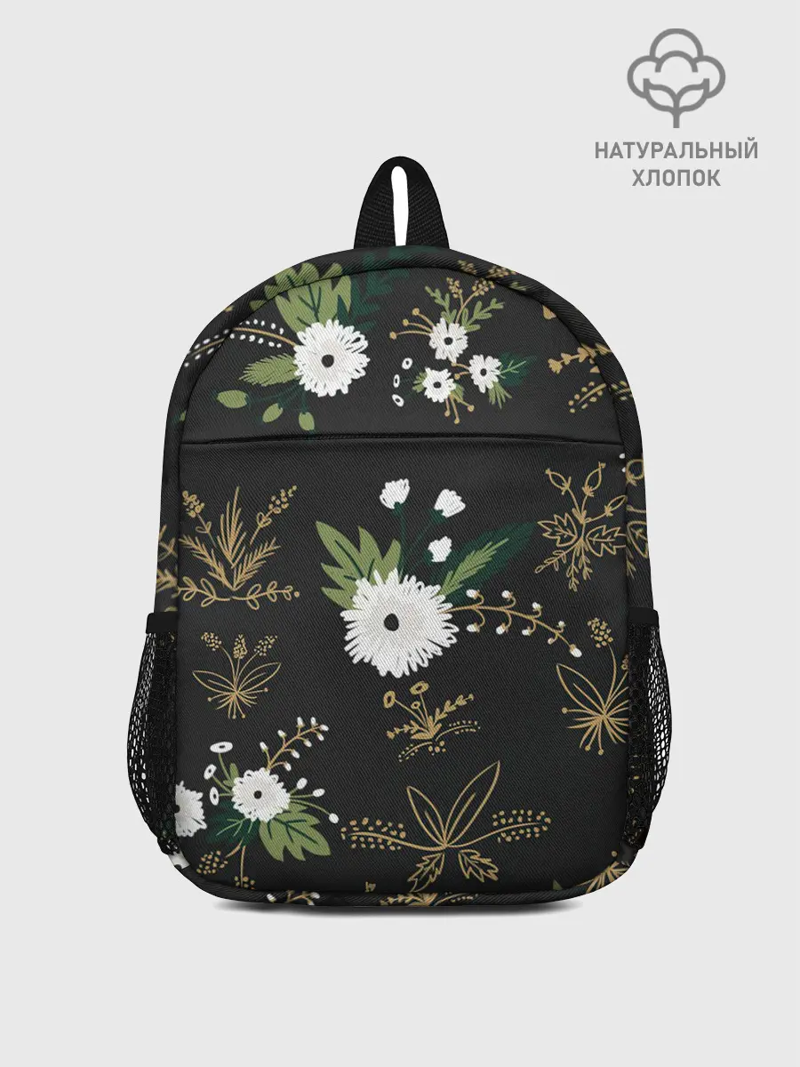 Рюкзак детский / Белые хризантемы