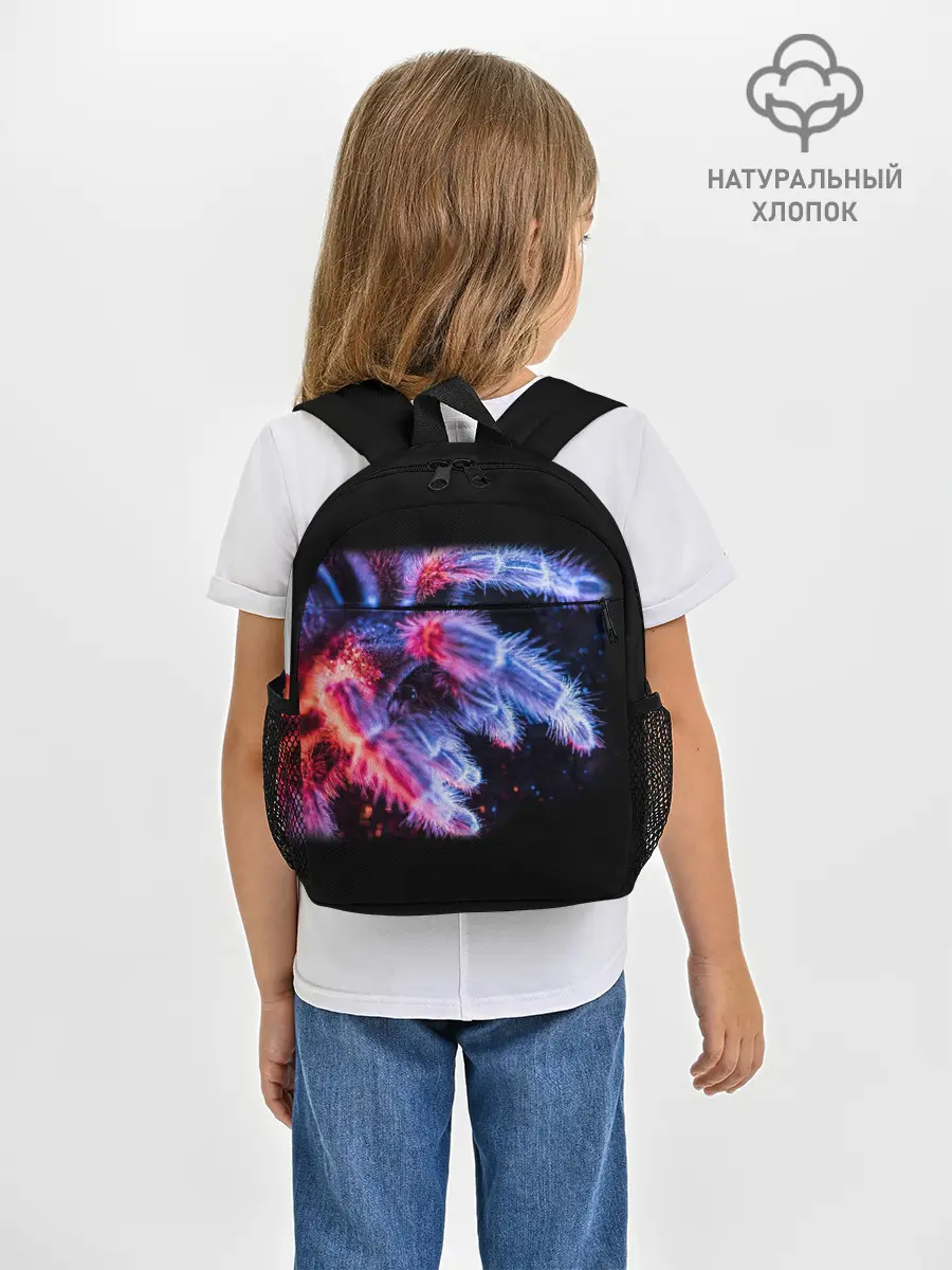 Рюкзак детский / НЕОНОВЫЙ ПАУК