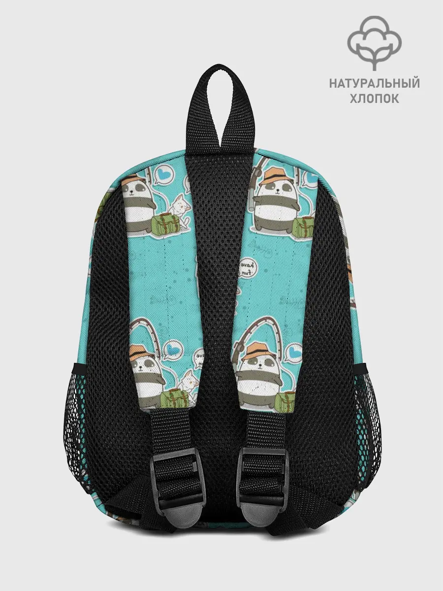 Рюкзак детский / Панда на рыбалке