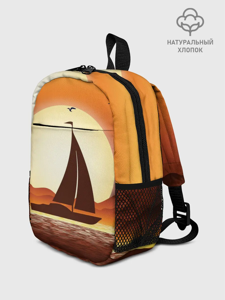 Рюкзак детский / Кораблик на закате