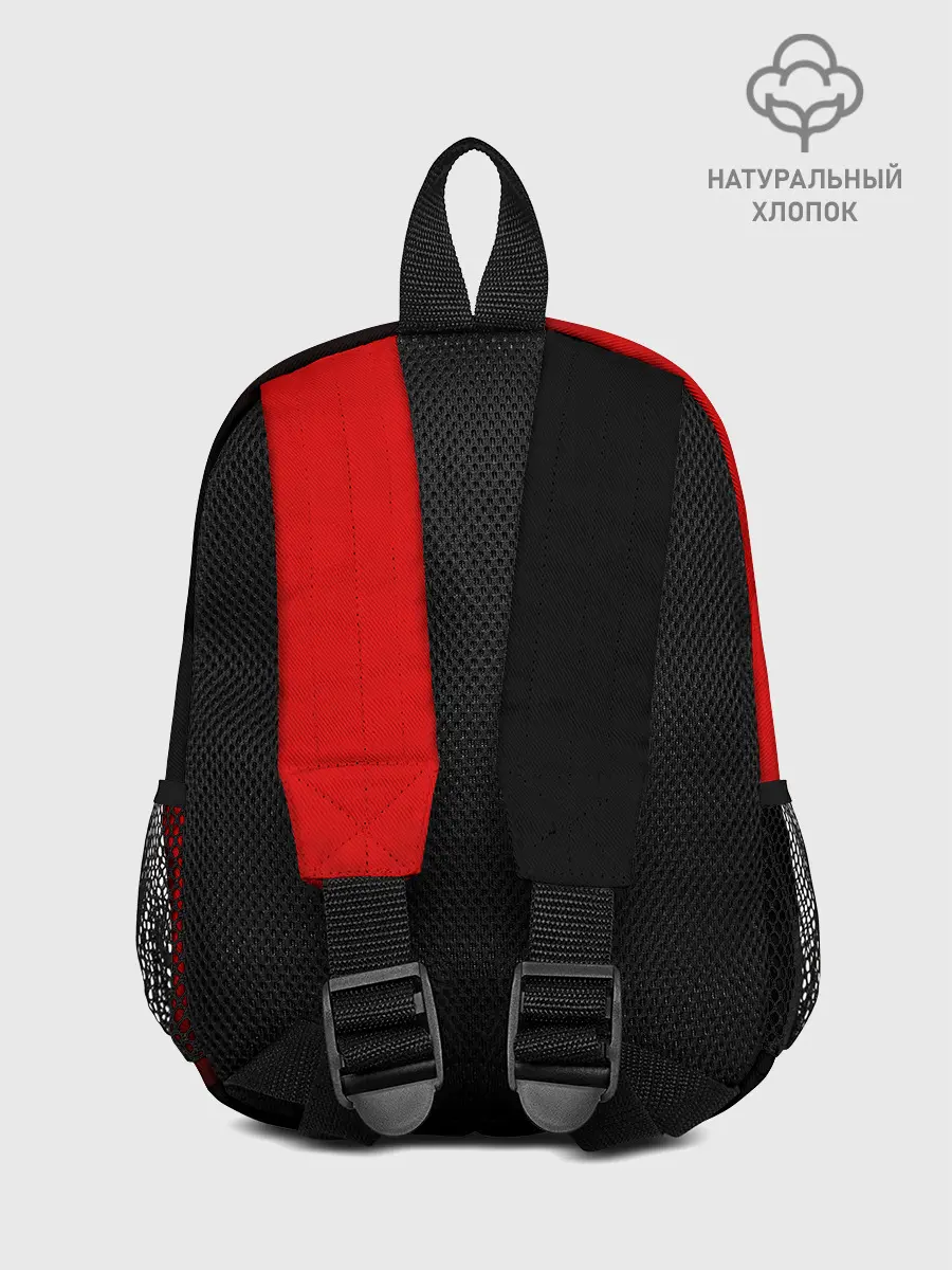 Рюкзак детский / Чёрный Аста красный туман