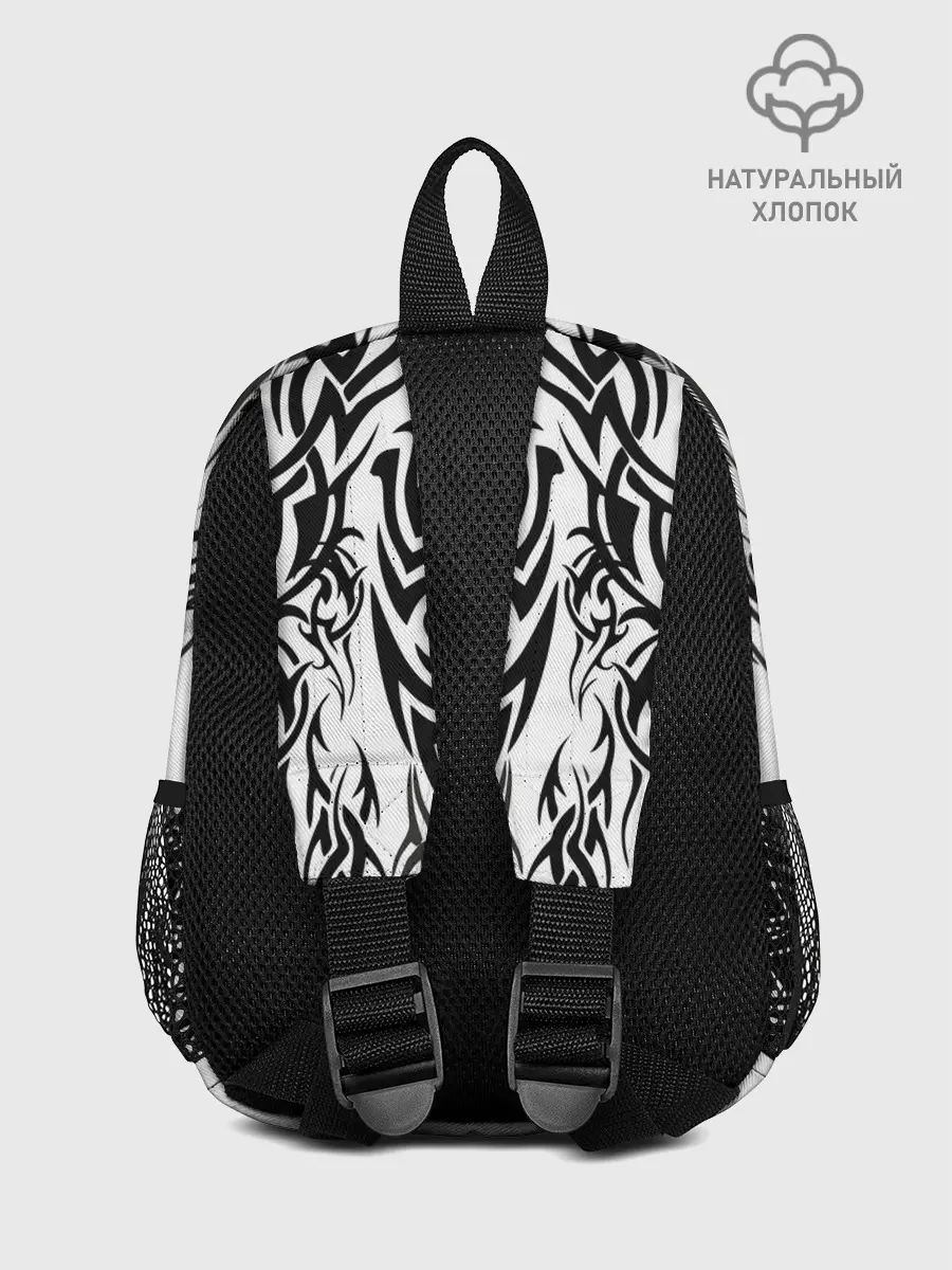Рюкзак детский / ТАТУ ЧЕРНО БЕЛОЕ УЗОР