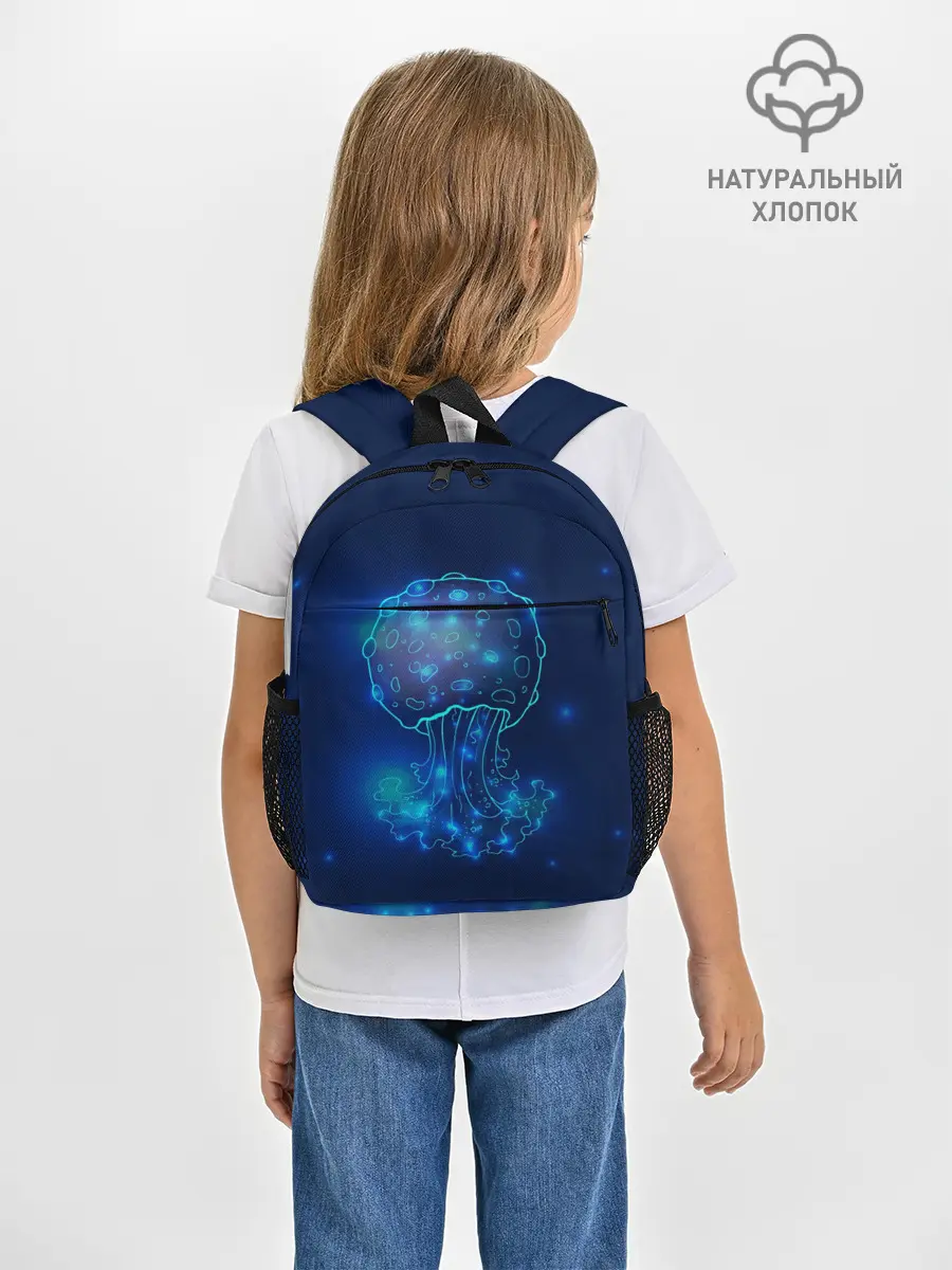 Рюкзак детский / Медуза на синем