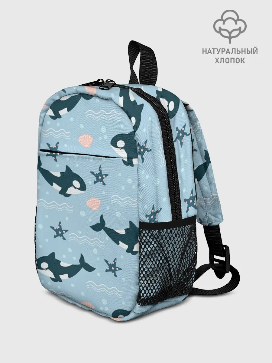 Рюкзак детский / Косатки киты