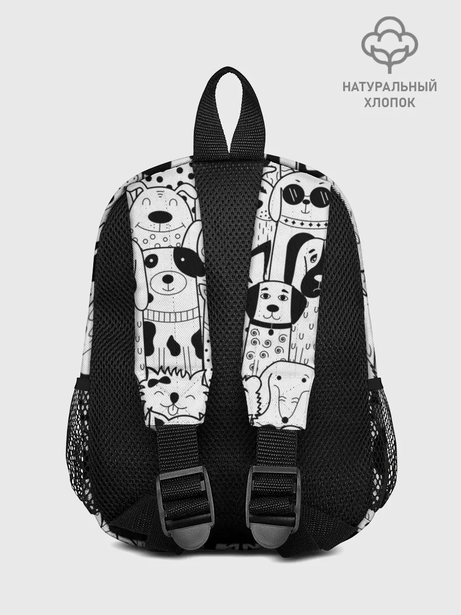 Рюкзак детский / Собаки черно-белое
