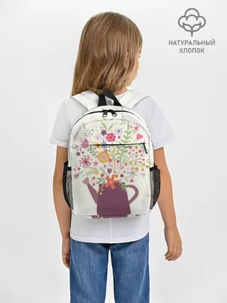 Рюкзак детский / Цветы в чайнике